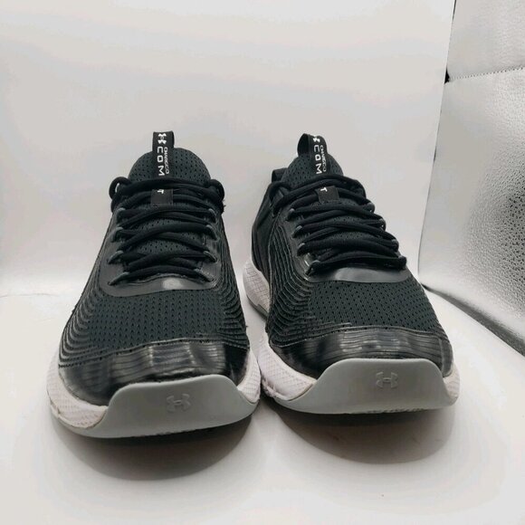 Under Armour Charged Commit 3 4E Wide Black White 8 41 EUC - Picture 4 of 8
